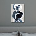 thumbnail image 1 of Cuadro Decorativo Abstracto 20x30cm Silueta Azul, 1 of 6