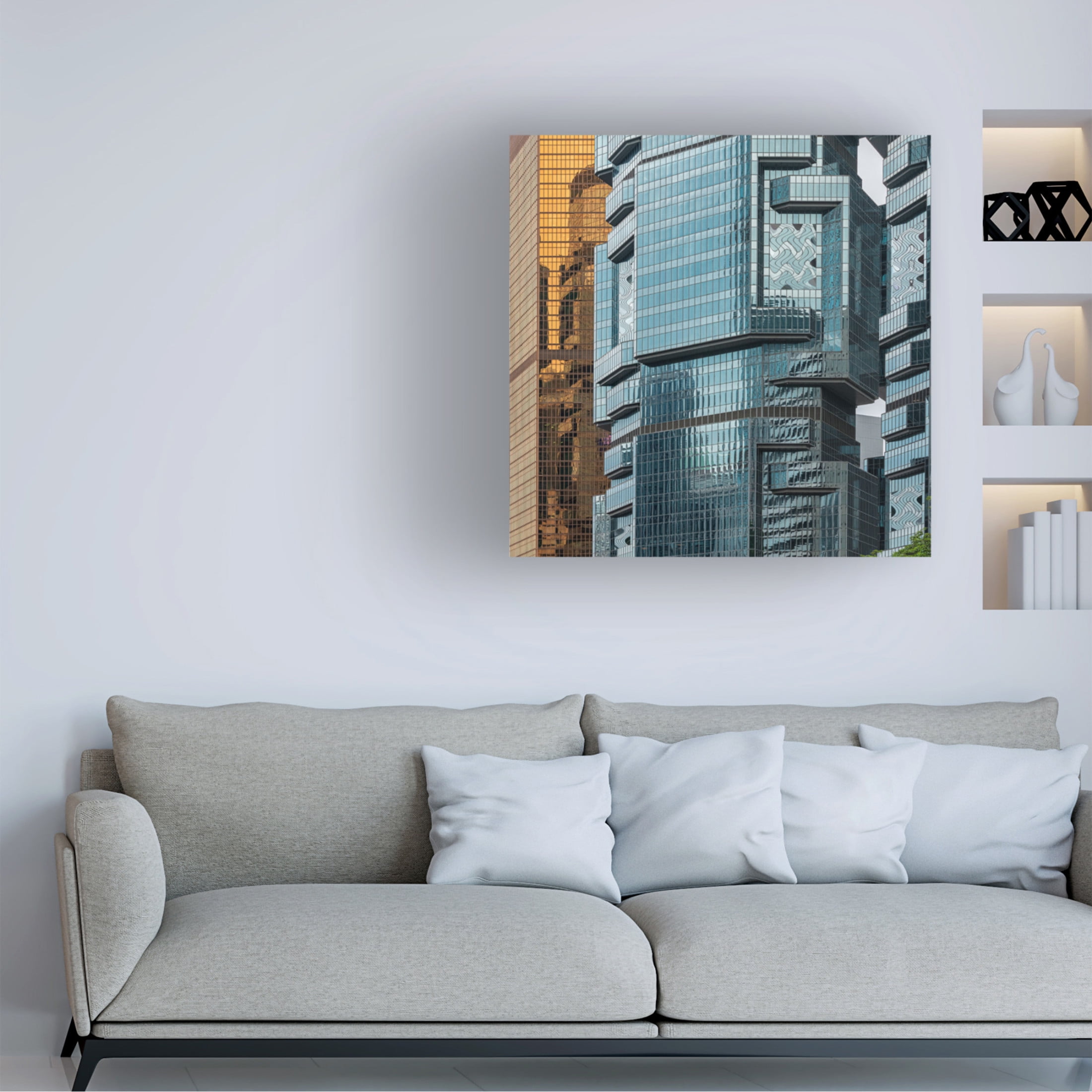 Canvas Wall Art - Wayne Pearson 'Shaping Up' Wall Art for Living Room, Bedroom, or Office D?cor by Trademark Fine Art - 24 x 24 Inches