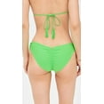 thumbnail image 3 of PQ Swim Women's Basic Ruched Bikini Bottoms - Moderate Rise, Fuller Coverage, Womens Swimsuit Bottoms - Full (Kelly Green, Large), 3 of 5