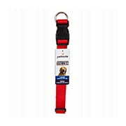 Angle View: New Petmate 20806 Collar Nylon Red Adjustable 18 To 26 Inch,1 Each