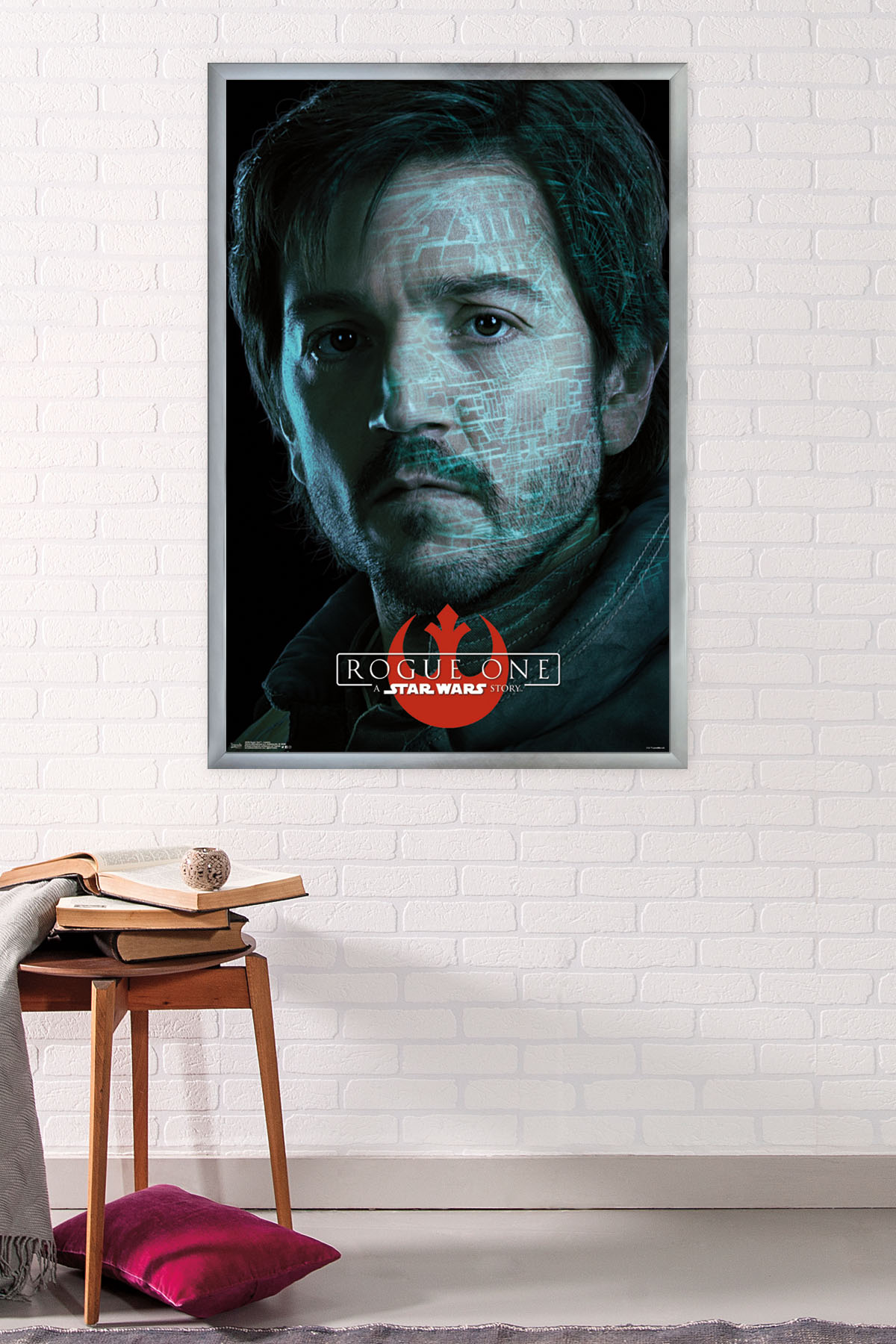 Star Wars: Rogue One - Cassian Wall Poster, 22.375" x 34", Framed