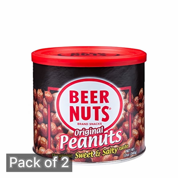 Beer Nuts Original Peanuts 12 oz (Pack of 2)