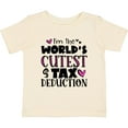thumbnail image 3 of Inktastic I'm the Worlds Cutest Tax Deduction Pink Hearts Boys or Girls Baby T-Shirt, 3 of 5