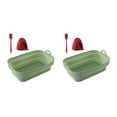 thumbnail image 3 of Injueey Cesta de freidora de aire de silicona, olla de forma cuadrada, freidora de aire plegable para Pizza, bandeja para hornear alimentos Type3 NO3, 3 of 6