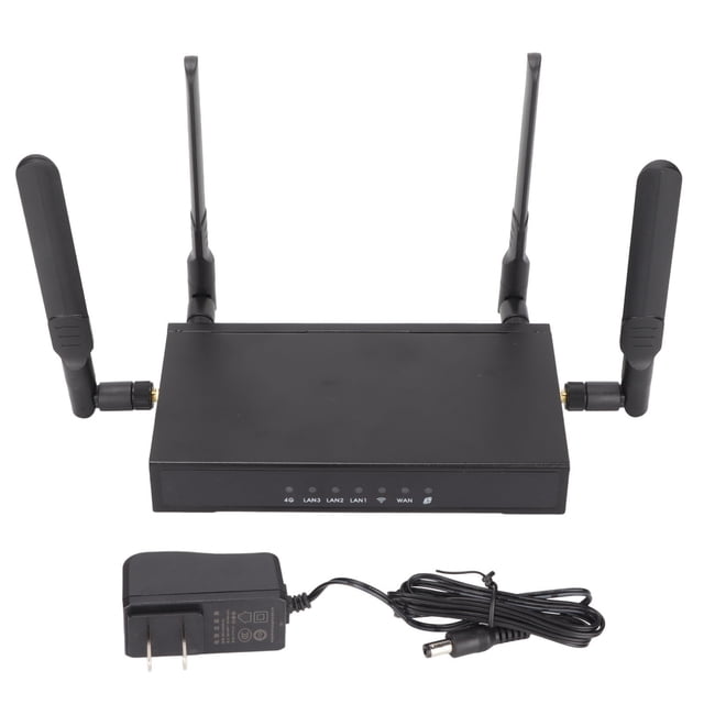 Enrutador inalámbrico 8M ROM 128M RAM con tarjeta 4G versión americana enrutador de empresas industriales enchufe estadounidense de 100 a 240V