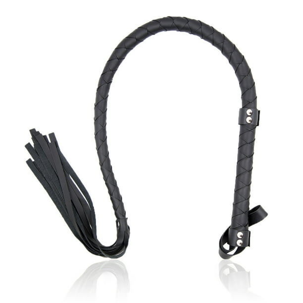 Black Catwoman Halloween Costume Leather Whip