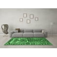 thumbnail image 3 of Ahgly Company Indoor Round Animal Emerald Green Traditional Area Rugs, 3' Round, 3 of 4