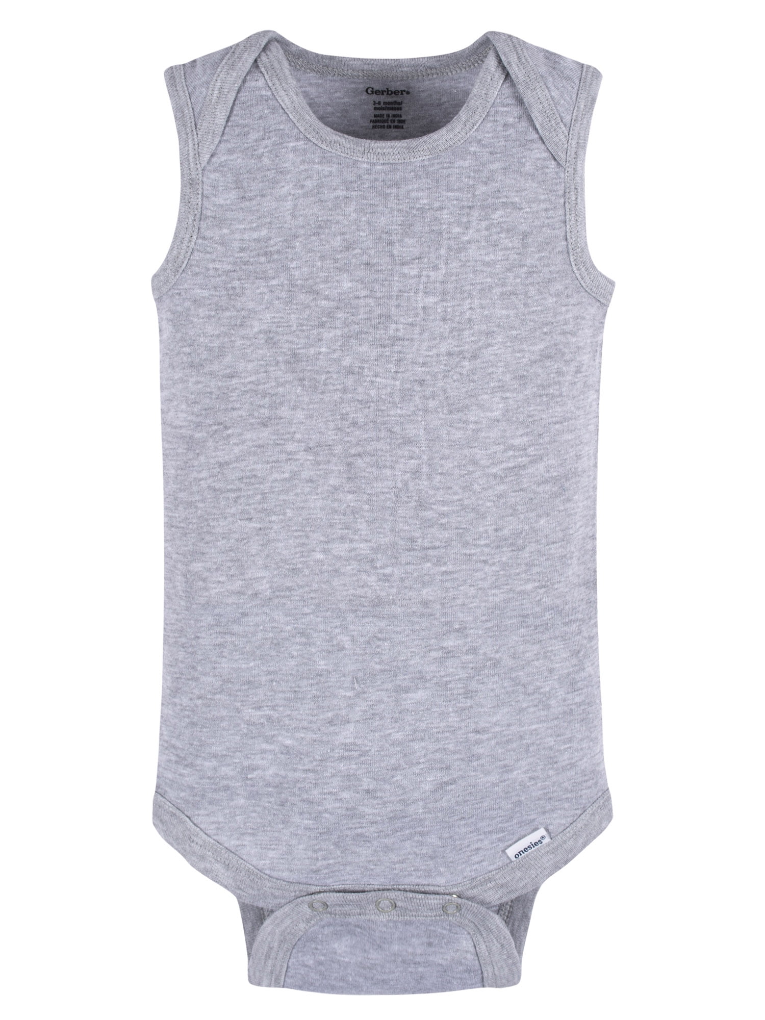 Gerber Baby Boys or Girls Casual Sleeveless Bodysuits, 5-Pack, Sizes 0/3 Months- 24 Months