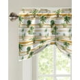 thumbnail image 2 of Tropical Plant Palm Trees In Summer Kitchen Curtains Balcony Adjustable Roman Blinds Small Short Curtain for Living Room, 2 of 6