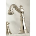 thumbnail image 3 of Fauceture FSC1979AL English Classic Widespread Bathroom Faucet, Polished Nickel, 3 of 5