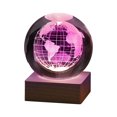 thumbnail image 2 of xjwjuw Crystal Ball Night Light, Engraved LED Lamp, USB Powered, Warm Light, Decorative Gift for Birthday, Classmates, Girls, Boys, Desk Decor, 2 of 4