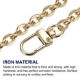 thumbnail image 3 of Uxcell 39"x0.28" Purse Chain Strap, Purse Handle Shoulder Bags Replacement Strap, Gold, 3 of 5