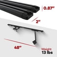 thumbnail image 3 of Yakima RibCage JL 4DR Custom Rooftop Track System w/48" HD Track Sections, 3 of 12
