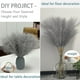 thumbnail image 5 of Fake Pampas Grass Pampas Grass Imitation Pompas Terciopelo Flor Artificial Decoración Gótica Adecuada para Festivales, Bodas, Fiestas de Cumpleaños Decoración Moderna de Interiores, 5 of 6