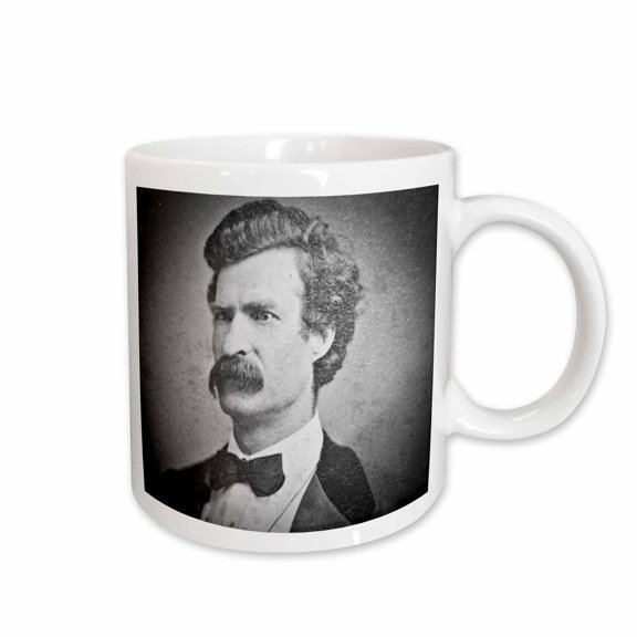 3drose, Young Mark Twain Stereoview, 15oz Mug