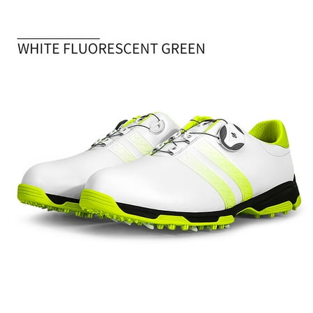 

Pgm men’s golf shoes patent anti-skid studs waterproof breathable fast lacing casual sports shoes sports training golf shoes XZ160