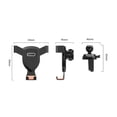 thumbnail image 2 of Support CellPhone Stand Bracket Air Vent Mount Gravity Auto Phone Holder Clip Car Phone Holder BLACK, 2 of 8
