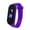 Purple, variant on Waterproof Watches for Men LED Backlight Digital Analog Watch Silicone Expansion Band 50M Outdoor Sports Watch