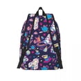 thumbnail image 3 of Custom Cheshire Cat Pattern Laptop Backpack Women Men Fashion Bookbag for School College Student Bag, 3 of 5