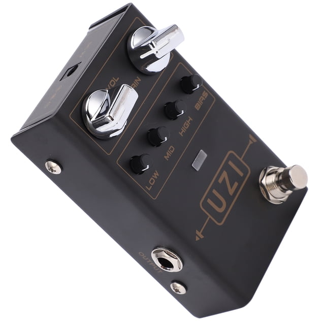 Pedal De Distorsión Metal Mini Ajuste Automático Efectos De Guitarra R-03 Control De Tono DC 9V Para Concierto Para Rendimiento ANGGREK Otros