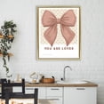 thumbnail image 3 of Coral Bow You Are Loved Gold Floating Frame Canvas Art, 25 x 31, Made In USA, 3 of 8