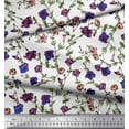 thumbnail image 2 of Soimoi Cotton Duck Fabric Leaves & Floral Artistic Fabric Prints by Yard 42 Inch Wide, 2 of 3