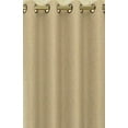 thumbnail image 2 of Linenzone Nicole - Solid Thermal Insulated Grommet Blackout Window Curtain, 1 Panel (54-Inch-By-96-Inch), Taupe, 2 of 6