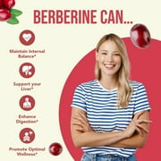 Healthy Way High Strength Berberine Supplement for Heart Health, 500mg, 180 Capsules