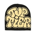 thumbnail image 4 of Outdoor Fashion Letter Printing Cold Cap Ins Warm Beanie Bonnet Knitting Cap Hat Hip Hop Cap Casual Skullies YELLOW&BLACK, 4 of 8