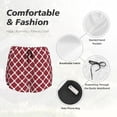 thumbnail image 4 of Balery Red Moroccan Pantalones cortos deportivos para mujer con forro y dos bolsillos, elásticos, para entrenamiento, gimnasio, yoga-Small, 4 of 7