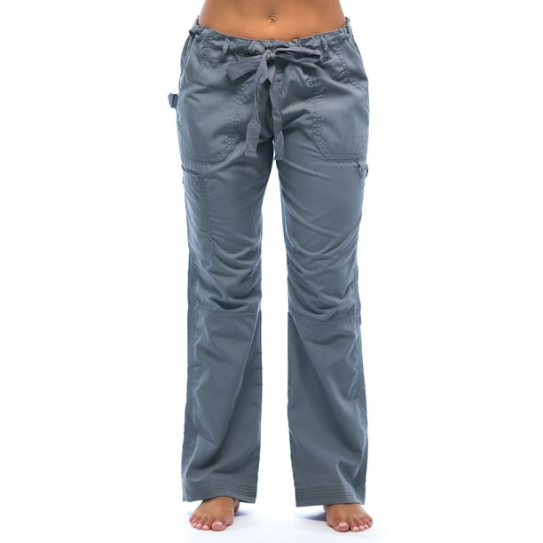 Just Love 5 Pocket Utility Scrub Pants / Scrubs (Small, Light Grey