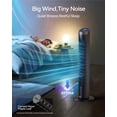thumbnail image 6 of NFTIGB 40 inch Tower Fan for Home, 70° Oscillating Standing Floor Fan with Remote, 5 Speeds 3 Modes with Remote Bladeless Fan, New, 6 of 10