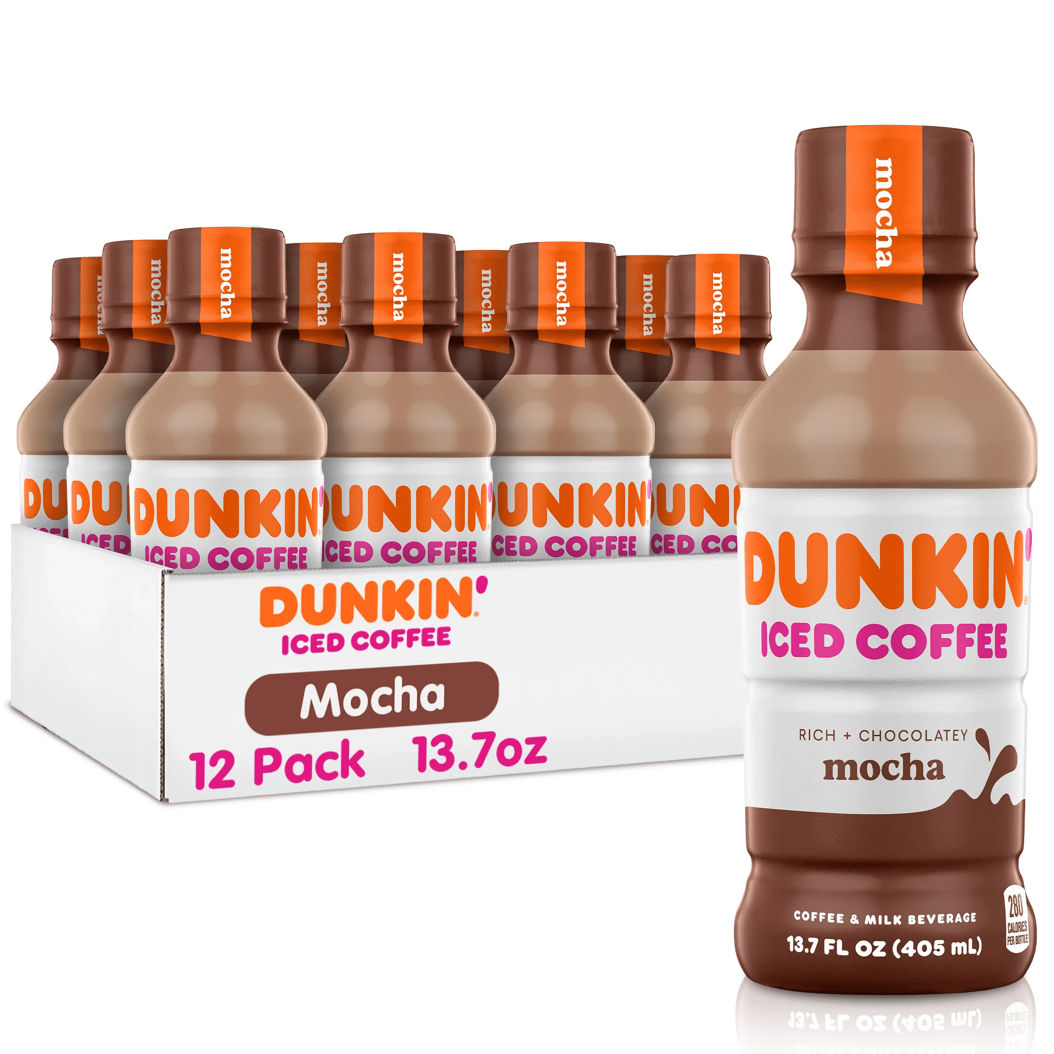 Does Dunkin Donuts Have White Chocolate Mocha Dunkin Donuts Mocha Iced Coffee, 13.7 Oz, 12 Pack - Walmart.com