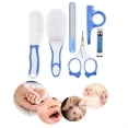 thumbnail image 2 of Amdohai Baby Healthcare and Grooming Kit 6 PCS Hair Brush Comb Nail File Clipper Scissors, 2 of 6