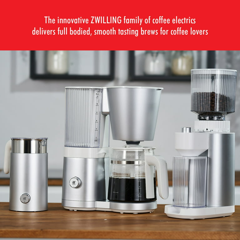 ZWILLING Automatic Electric Milk Frother, Black or Silver on Food52