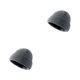 thumbnail image 4 of Qarigey Gorro de punto elástico invierno Unisex deportes al aire libre Camping nieve esquí gorro térmico accesorios para la cabeza para Gris azulado 2piezas, 4 of 6