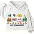 thumbnail image 2 of Just a Silly Goose Hoodie – Funny Summer Goose Graphic Sweatshirt, Cute Beach Vacation Pullover for Women & Men, 2 of 6