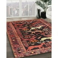 thumbnail image 3 of Ahgly Company Machine Washable Indoor Rectangle Traditional Rust Pink Area Rugs, 2' x 5', 3 of 7
