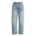 thumbnail image 5 of Jessica Simpson Women's and Women's Plus Myrtle Barrel Leg Jeans, Sizes 2-24W, 5 of 6