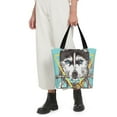 thumbnail image 5 of Pofeuu Husky With Dreamcatcher Print Women Fashion Shoulder Handbags Top Handle Satchel Bags Tote Shoulder Shopping Bag Stylish Canvas Tote Bag, 5 of 6