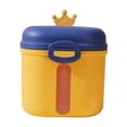 thumbnail image 2 of Almencla Baby Formula Dispenser Food Storage Box with Carry Handle Formula Container Milk Powder Container for Activities Picnic Home Yellow 12.5x8.5x13cm, 2 of 8