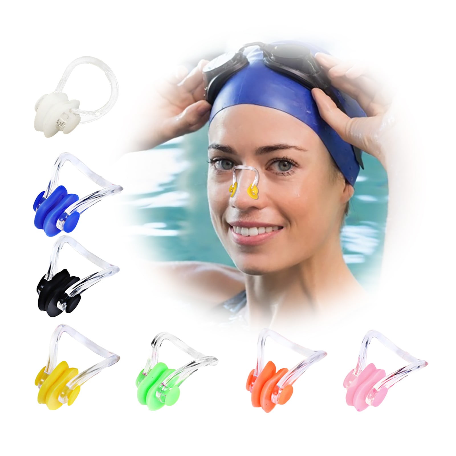 Details about   Adult Children Swimming Nose Clip Soft Silicone Swimmer Unisex Nose CliH_wk 