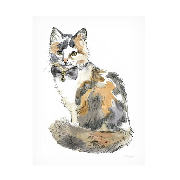 Beth Grove 'Fancy Cats II' Canvas Art