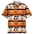 thumbnail image 5 of Camisa hawaiana con estampado de paracaidismo para hombre, camisas de flores tropicales con estampado 3D a la moda, blusa de manga corta con solapa y botones para verano, 5 of 5
