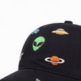 thumbnail image 5 of CAUYDY 4T 5T 6T 7T Kids Baseball Cap Hat Cotton Cute Letter Adjustable Toddler Hat for Baby Boys Unisex-Child (Sizes One Size,B1-Black), 5 of 7
