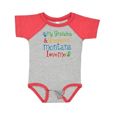 

Inktastic Montana Grandma Loves Me Gift Baby Boy or Baby Girl Bodysuit