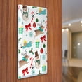thumbnail image 3 of WIRESTER 1-Gang No Device Wall Plate Cover, Christmas Design Pattern Christmas Pattern Reindeer Angel Snowman, 3 of 6