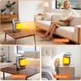 thumbnail image 5 of Riedhoff Electric Space Heater 1500W/750W, 2-in-1 Fast Heating Ceramic Desk Heater & Fan, Silver, 5 of 7