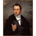 thumbnail image 2 of Eugène Delacroix 20x23 Gold Ornate Framed and Double Matted Museum Art Print Titled - And Portrait of Dr. Francois Maristons (C. Bet Sasson in 1832 and 1833), 2 of 4