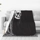 thumbnail image 1 of Balery Gothic Skull Drape Manta de Felpa Suave y Acogedora – Cobija de Franela Aterciopelada para Cama, Lavable y Cálida para Sofá, Mascotas, Transpirable-80"x60", 1 of 7